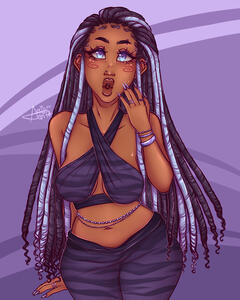 Thigh-up, Fully Rendered