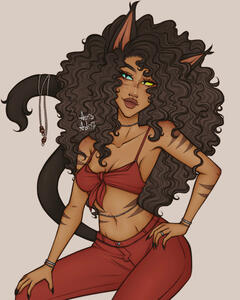 Thigh-up, Fully Rendered