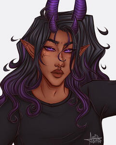 Bust, Fully Rendered, Simple Background